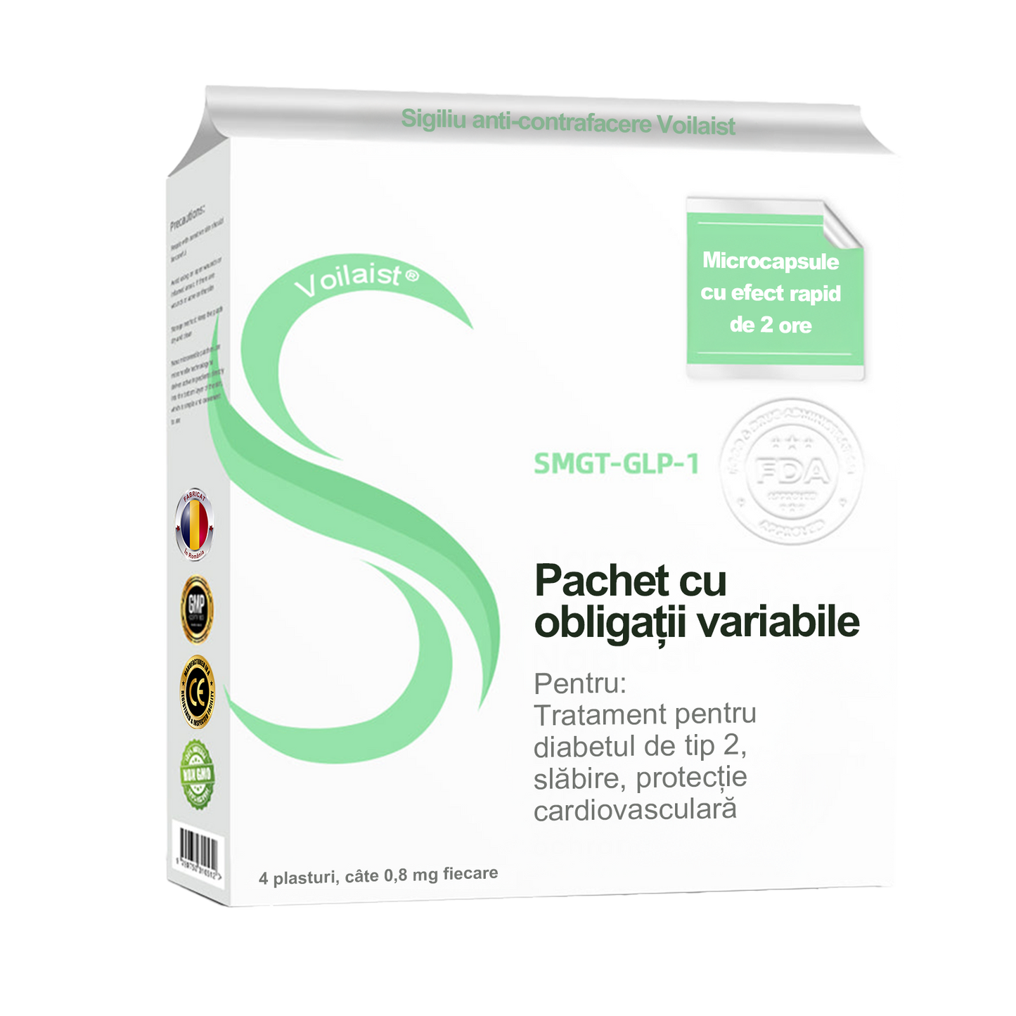 🌲【Vezi rezultatele după 7 zile】🌲Voilaist® plasture nano cu microace SMGT-GLP-1 (Fără durere, cu efect de lungă durată, tratează diabetul, obezitatea și bolile cardiovasculare)